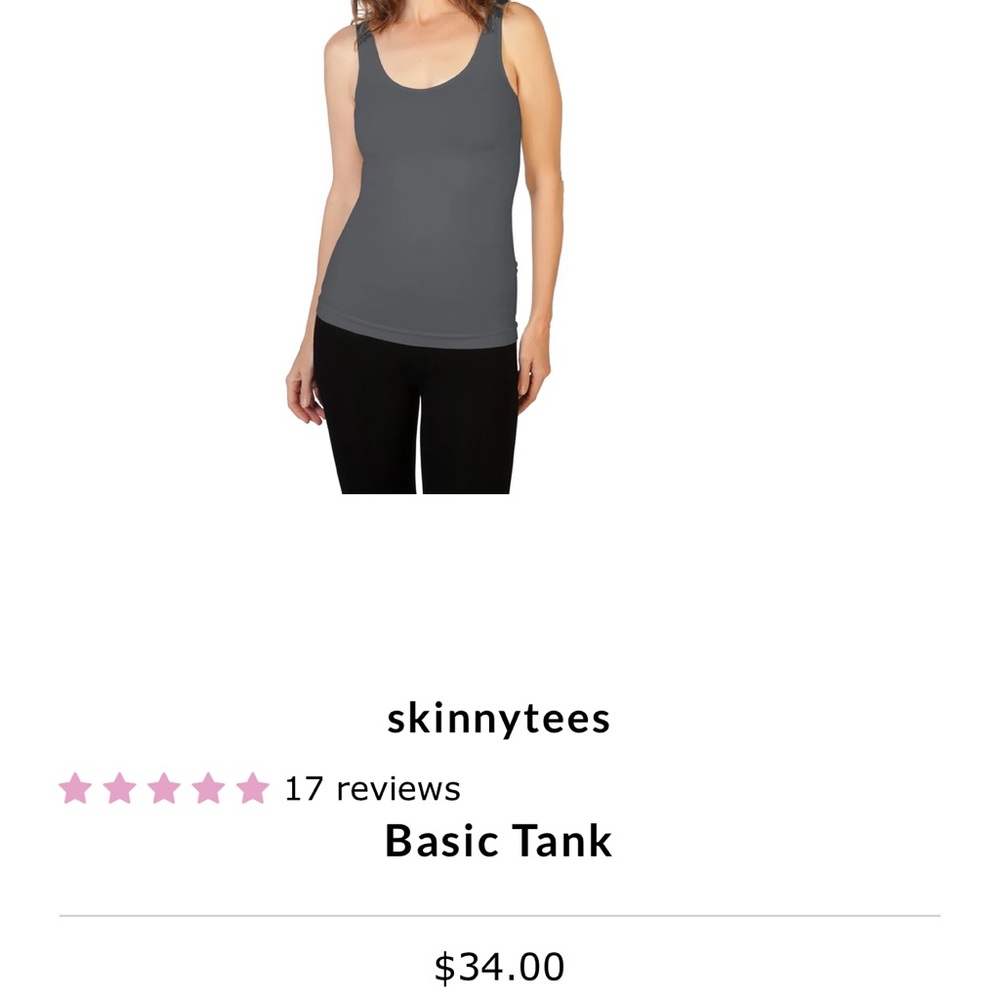 Skinnytees Basic Tank NWT
Size: One Size (fits most 0-14)